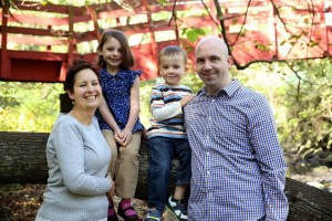 The Matson family - Heather, Emma, Henry and Chris