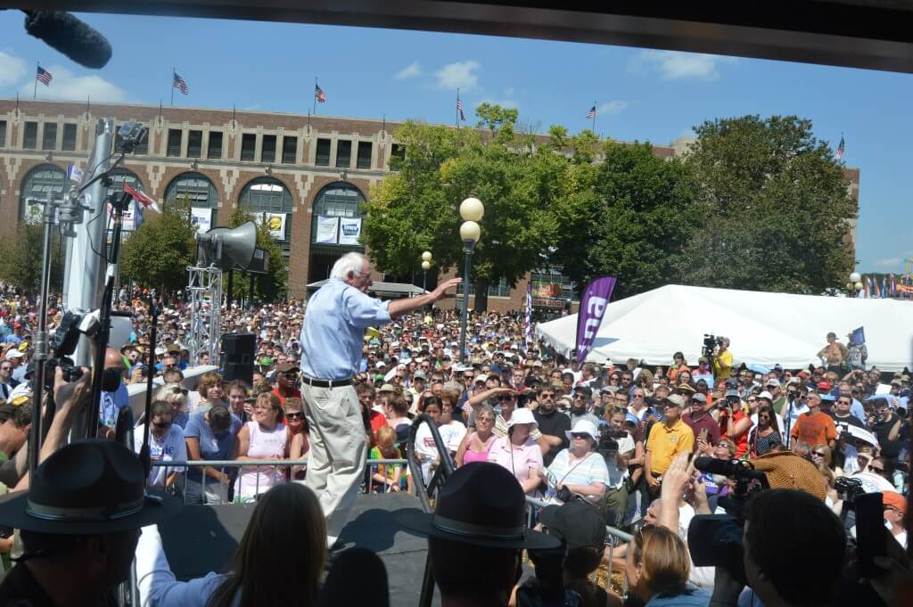 Bernie Sanders State Fair 1