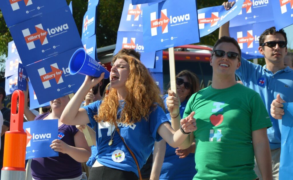 Holler for Hillary bullhorns make their return