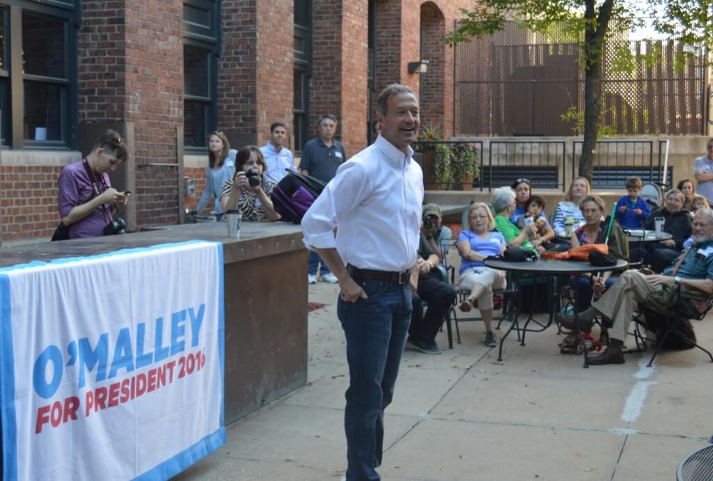 O'Malley at a Des Moines event