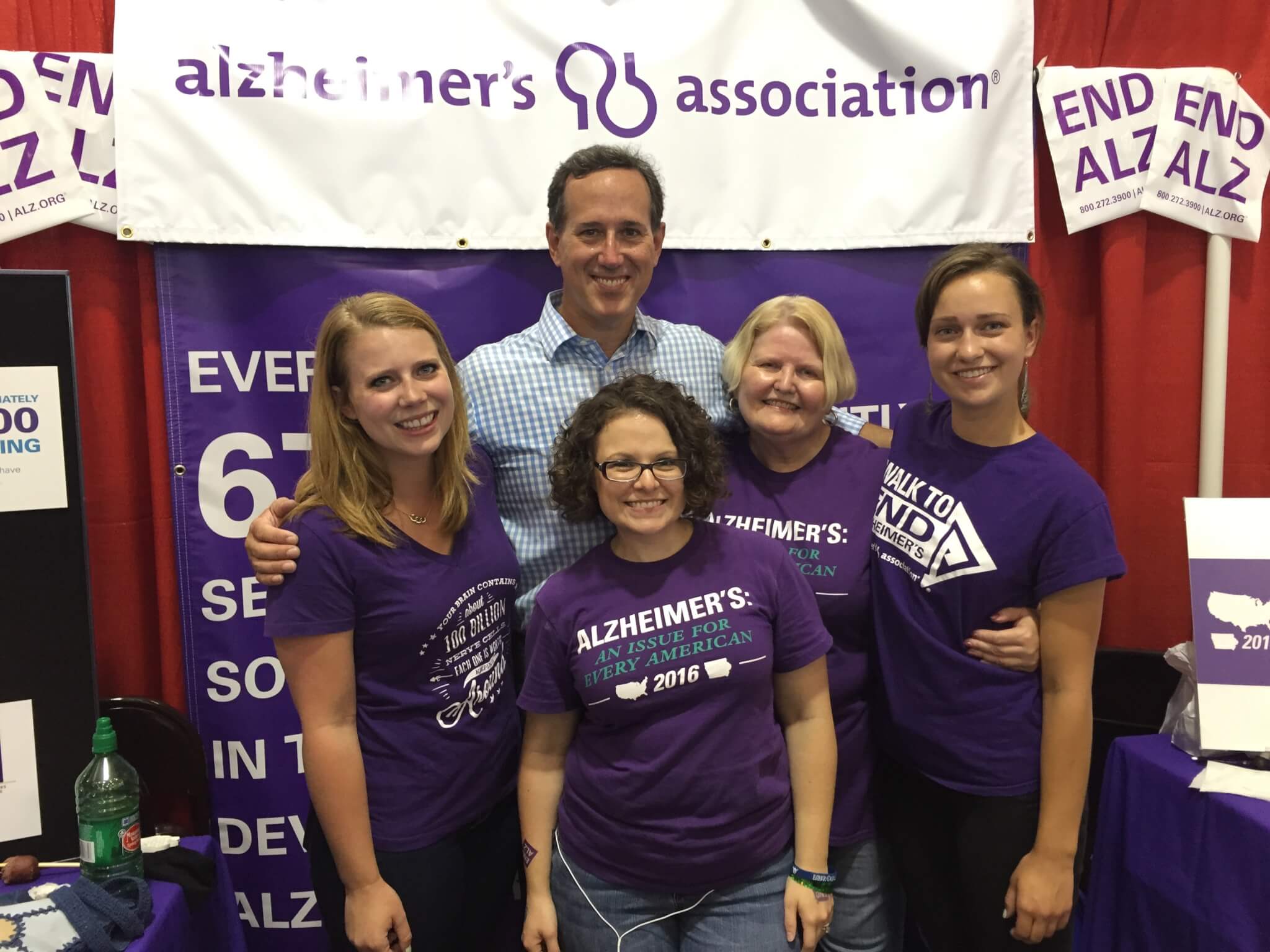 End ALZ Santorum