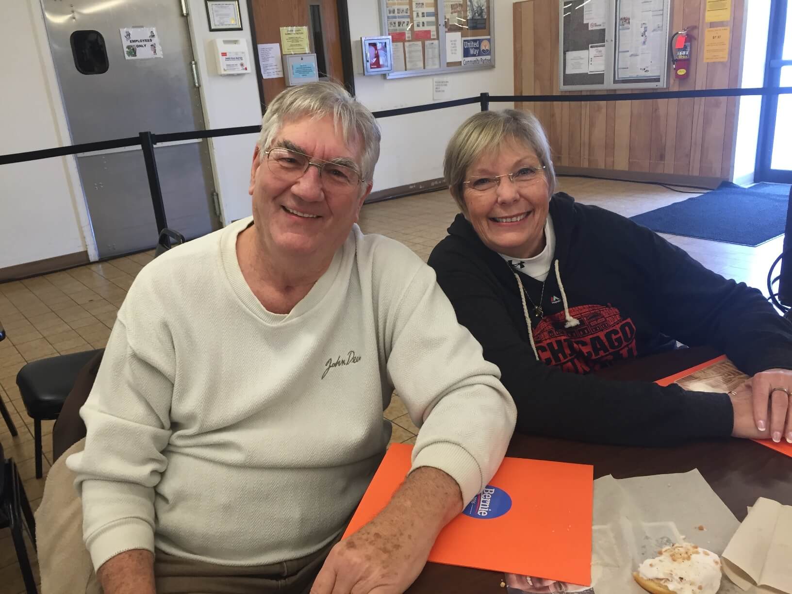 Two former Maytag workers in Newton caucusing for Sanders