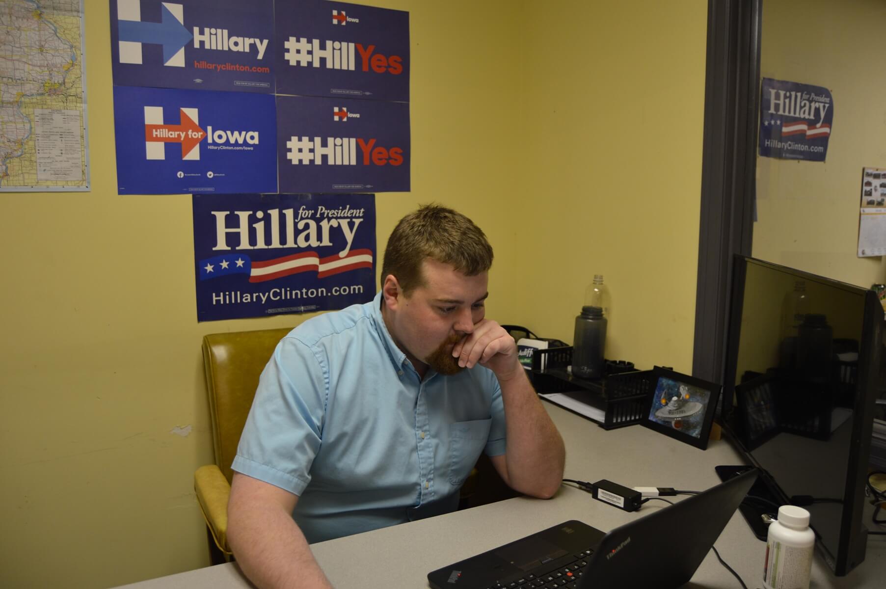 Hillary organizer Austin Lyle