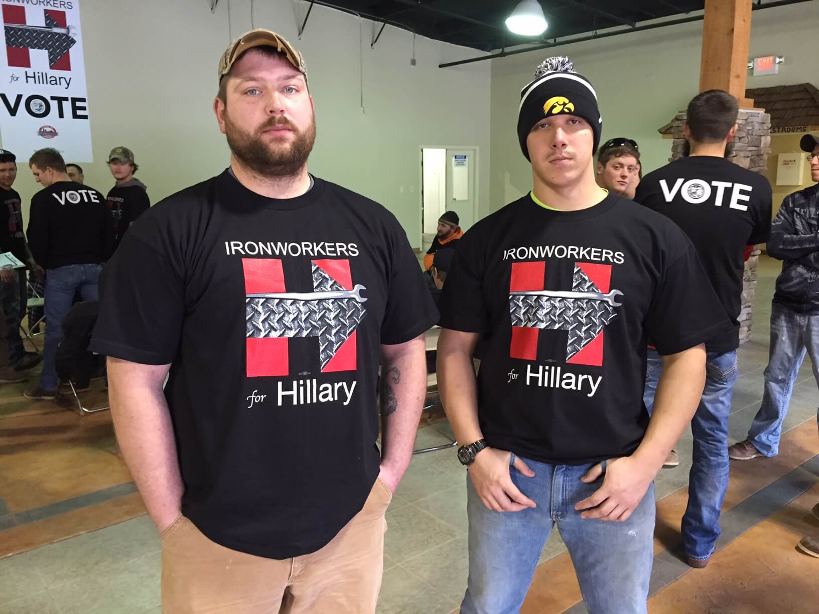 Ironworkers for Hillary shirts