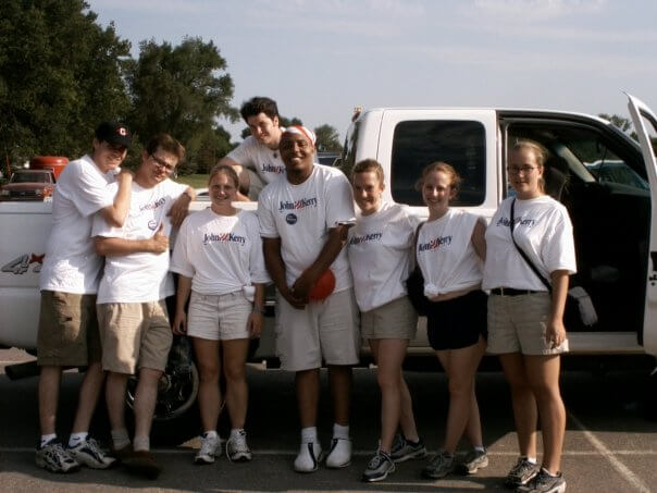 The Kerry team, summer 2003