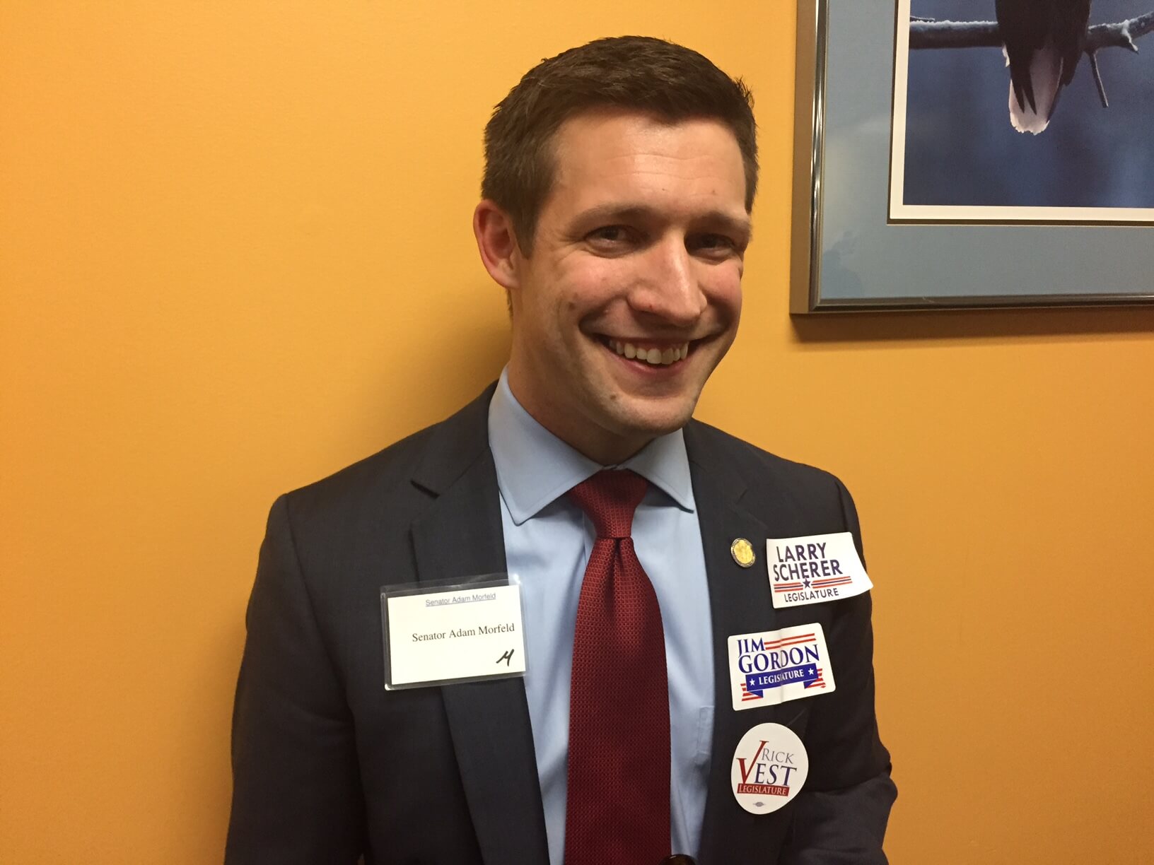 Senator Adam Morfeld, a Clinton endorser