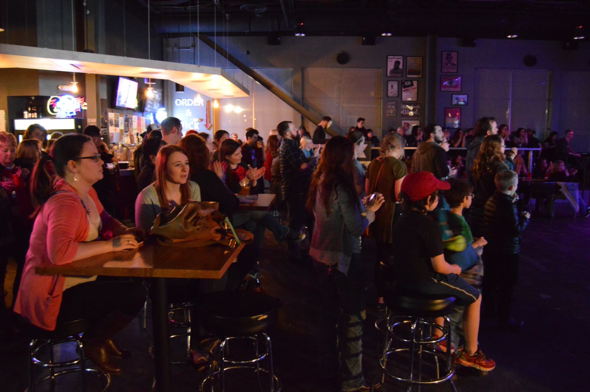 A Battle of the Bands for Bernie event in Lincoln, organized by the grassroots group