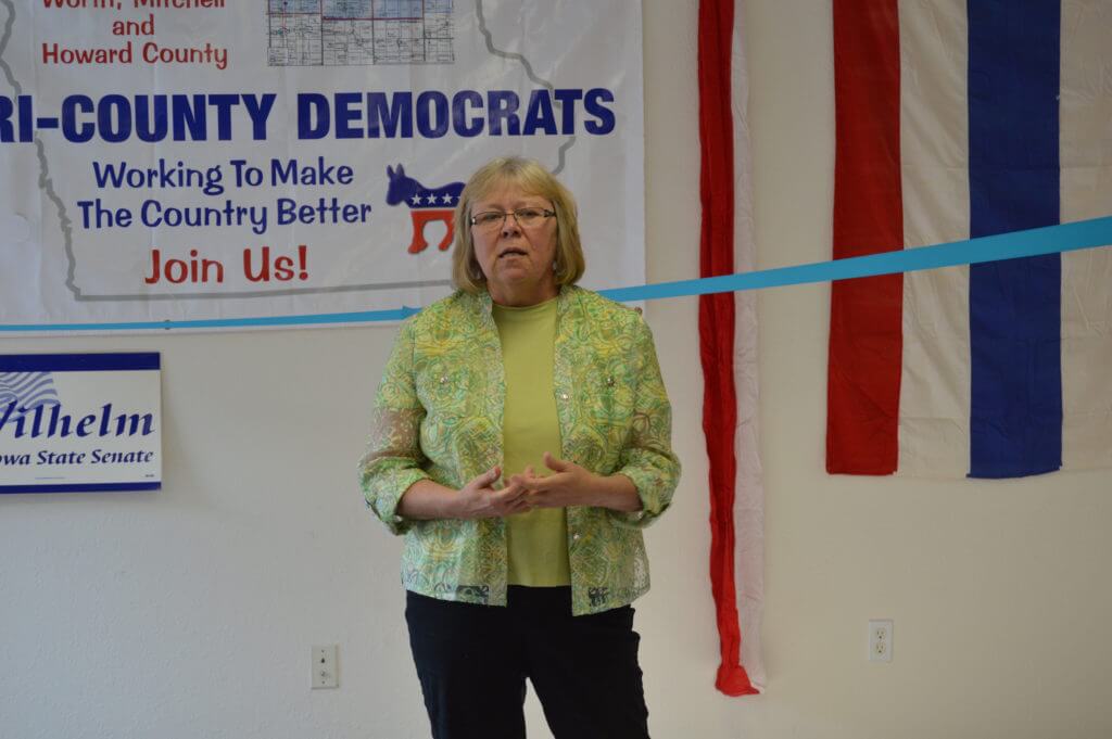 Senator Mary Jo Wilhelm speaks