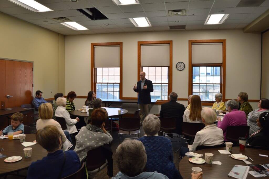 Mowrer pitches his campaign