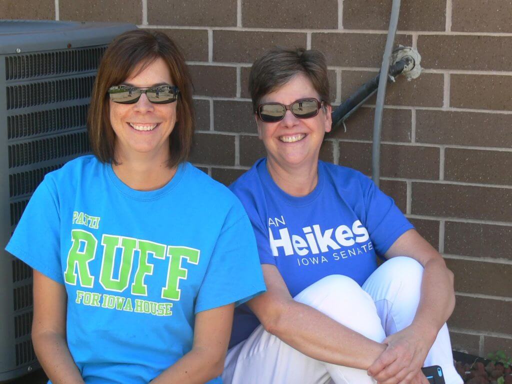 Ruff and Heikes on the campaign trail